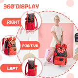 Meetbelify Backpack for Girls 16" Backpacks for Girls for School Sequin Backpack with Lunch Box for Elementary Students