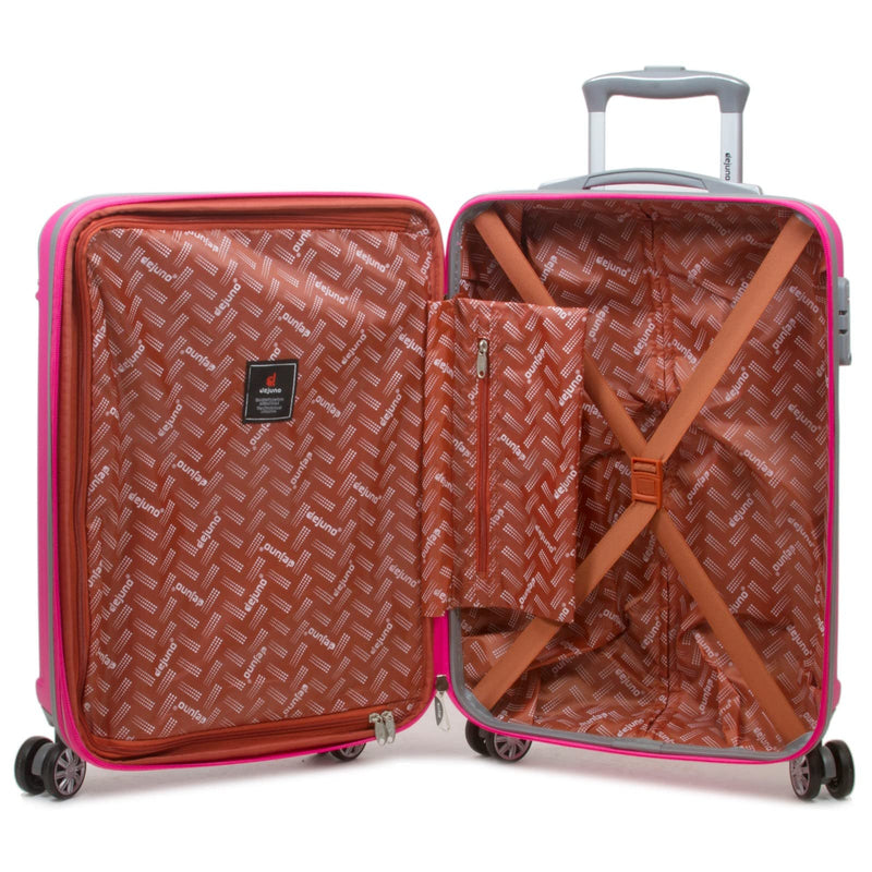 Dejuno Dejuno Kingsley Abs 3-piece Hardside Spinner Luggage Set - Black Luggage Set, Black