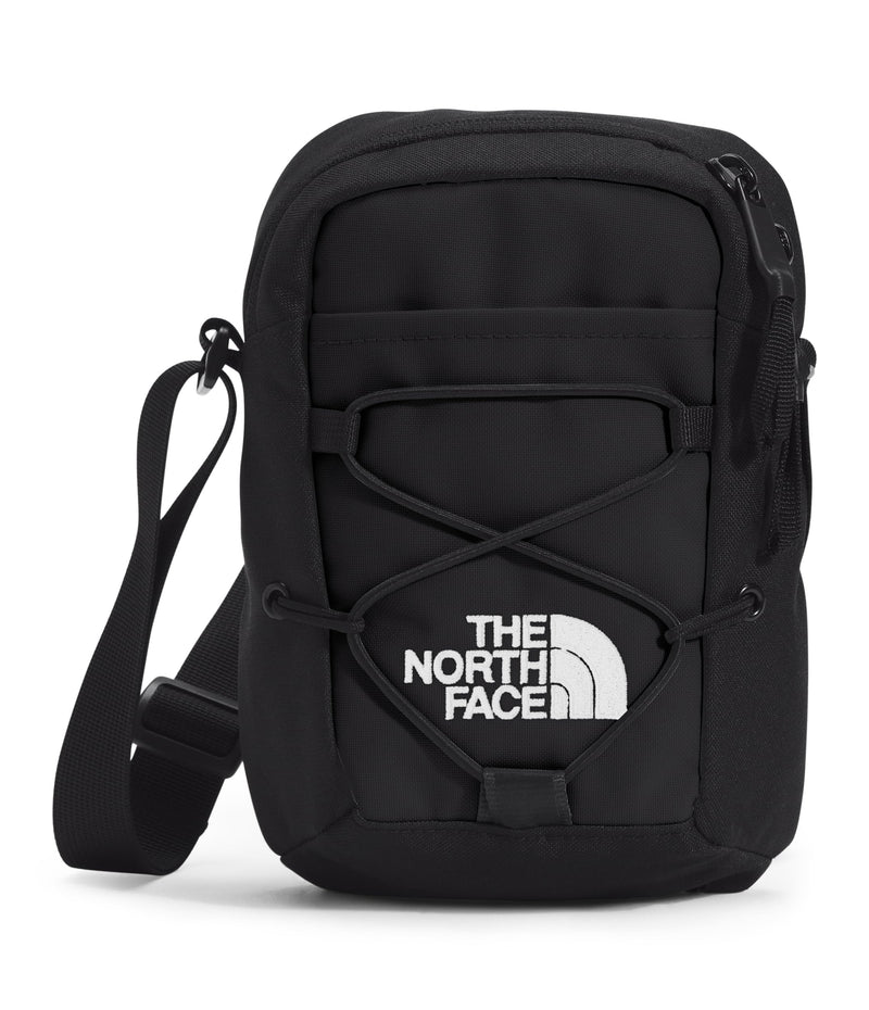 The North Face Jester Crossbody Bag - Water-Repellent Sling Bag, Multiple Carry Options, Adjustable, Bungee Support, TNF Black-NPF, One Size