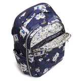 Vera Bradley Women's, Performance Twill Travel Backpack Travel Bag, Blooms and Branches Navy, One Size