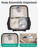 BAGSMART 4-IN-1 Duffle Bag for Travel, 40L Travel Bag Gym Duffle, TSA Carry on Backpack with Shoes Compartment & Wet Pocket, Water-resistant Workout Duffel, Grey