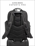 TUMI - Alpha Bravo Pro Large Backpack - Expandable Travel and Commute Gaming and Tech Bag - Fits up to 15" Laptop - Black