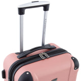 Travelers Club Chicago Hardside Expandable Spinner Luggage, Rose Gold, 22" Carry-On