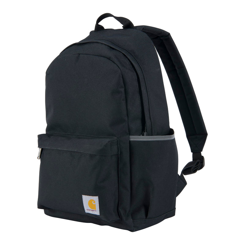 Carhartt 21L Classic Laptop Backpack, Water-Resistant Pack W/ 15" Laptop Sleeve and Organizational Compartments, PFAS Free, Black - backpacks4less.com