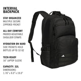 adidas Interval Backpack – Daypack for Travel Sports Gym Work School, 32L