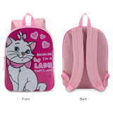 Disney Aristocrats Backpack for Kids - Cute & Durable Kids Backpack for Girls with Padded Straps & Zip Compartment - Ideal Toddler Bookbag for School & Travel - 15”
