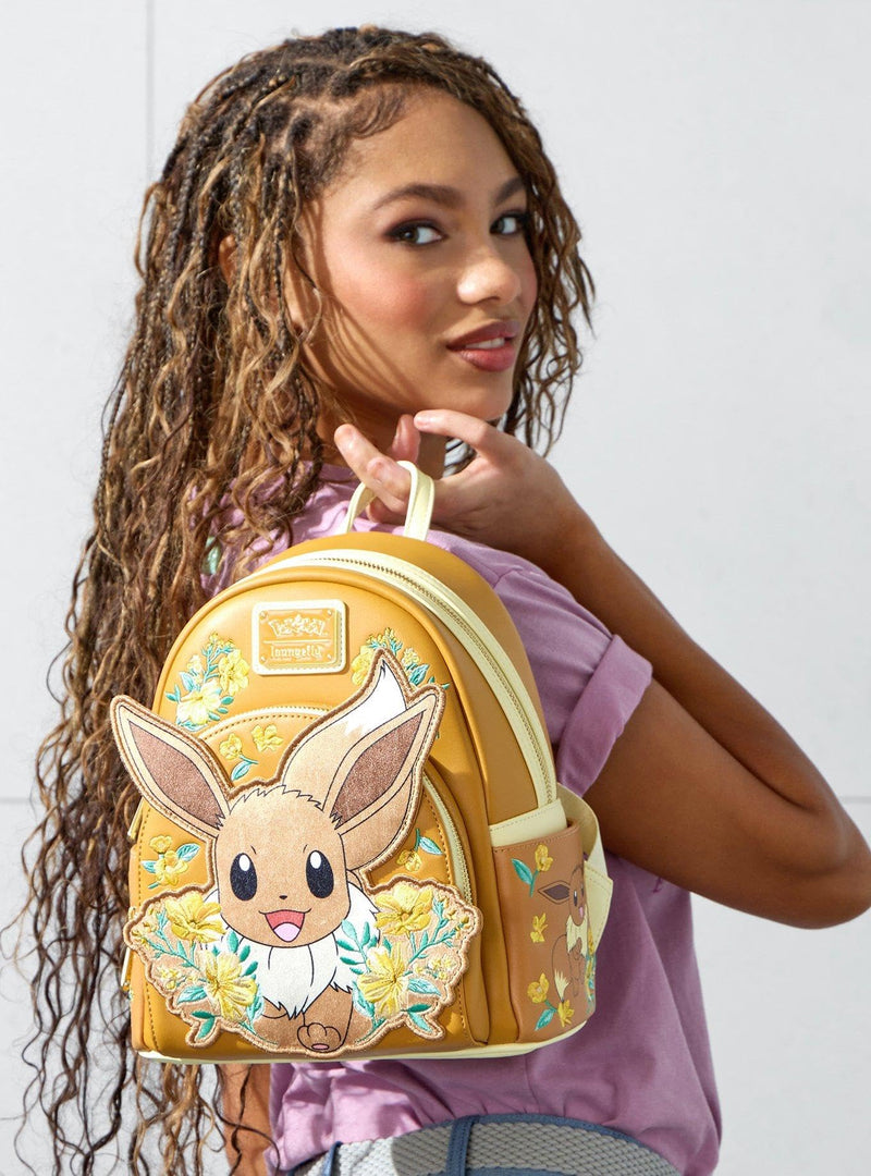 Loungefly Pokémon Eevee Floral Mini Backpack — BoxLunch Exclusive NONE