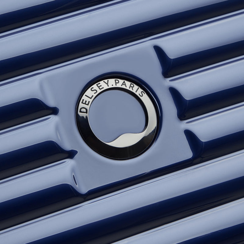 DELSEY PARIS Cruise 3.0 Hardside Expandable Luggage with Spinner Wheels, Deep Sea Navy, Carry on 20 Inch