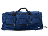 Rockland Rolling Duffel Bag, Navy, 40-Inch