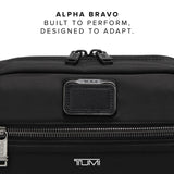 TUMI - Alpha Bravo Response Travel Kit - Men's Travel Organizer - Hanging Toiletry Bag - 6.3" X 9.5" X 3.5" - Black