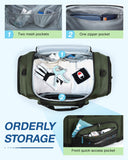 BAGSMART Gym Bag for Men & Women, Sports Travel Duffel Bag Carry-on Bag, Lightweight Weekend Overnight Bag with Shoe Compartment & Wet Pocket, Water-resistant Workout Duffle Bag for Travel Gym -Green
