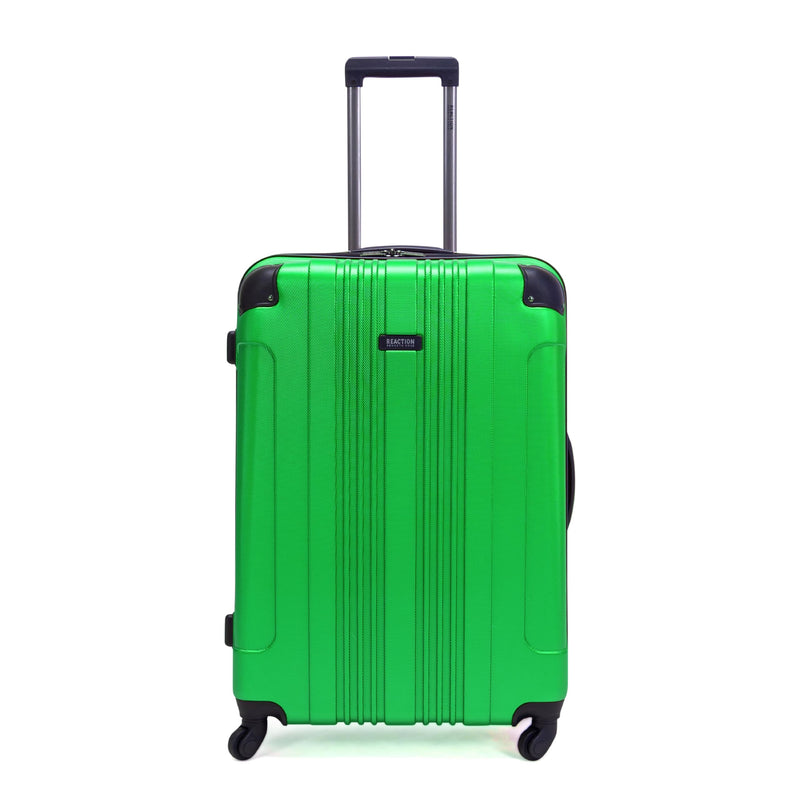 Kenneth Cole REACTION Out of Bounds Lightweight Hardshell 4-Wheel Spinner Luggage, Kelly Green, 28-Inch Checked