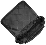 Michael Kors Men's Hudson Aviator Crossbody Bag, Black, One Size