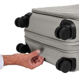 Away Softside Bigger Carry-On Suitcase, 23 Inch Expandable High-Strength Nylon Luggage With Spinner Wheels, Meets Requirements for Most Major Airlines, Cloud Gray