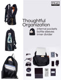 Peak Gear Foldable Backpack - Compact Packable Day Pack - Includes Lifetime Lost & Found ID