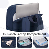 abshoo Big Student Backpack for School Water Resistant Lightweight College Bookbag Travel Backpack (Navy)