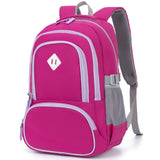 Tfomyu Kids Backpack for Girls Elementary School Backpacks for Child 17 Inch Lightweight Middle School Bookbag for Teens with Chest Strap, Purple