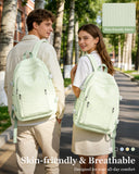 weradar Lightweight Middle School Bag For Teens Girls Boys,Kawaii Backpack For College Students,Aesthetic Bookbag,Cute School Backpack For Women Casual Daypack(Mint Green)