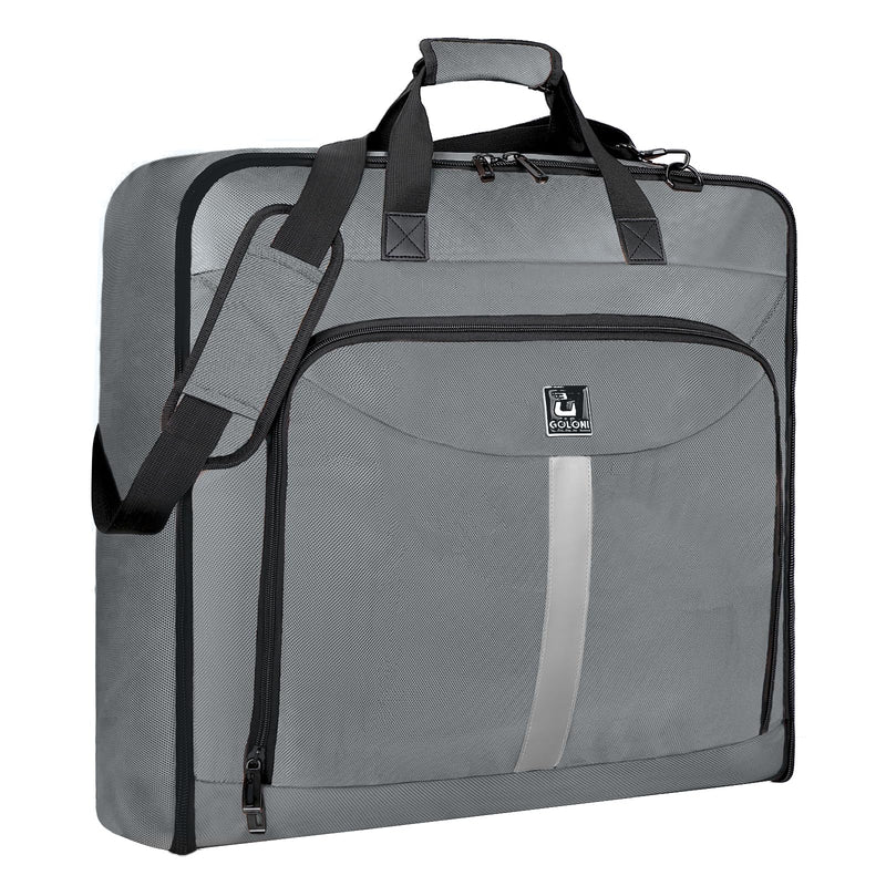 Garment Bags for Travel,46.5'' Waterproof Carry on Garment Bag for Hanging Clothes,Foldable Suit Bag for Travel Business