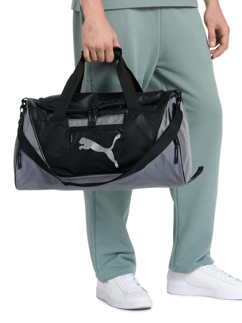 PUMA Evercat Contender Duffel Bag, One Size, Black/Red