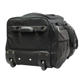 Dejuno 20-inch Carry-on Rolling Duffle Bag - Charcoal