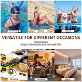 Wowang Travel Kit - 10 Pcs Travel Bottles for Toiletries, TSA Approved, Leak Proof Plastic Small Cream Jars & Refillable Spray Bottle for Shampoo, Conditioner (Brown)