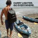 RTIC Lightweight Backpack Cooler, Navy& Black, 15 Can, Portable Insulated Bag, for Men& Women, Great for Day Trips, Picnics, Camping, Hiking, Beach, or Park