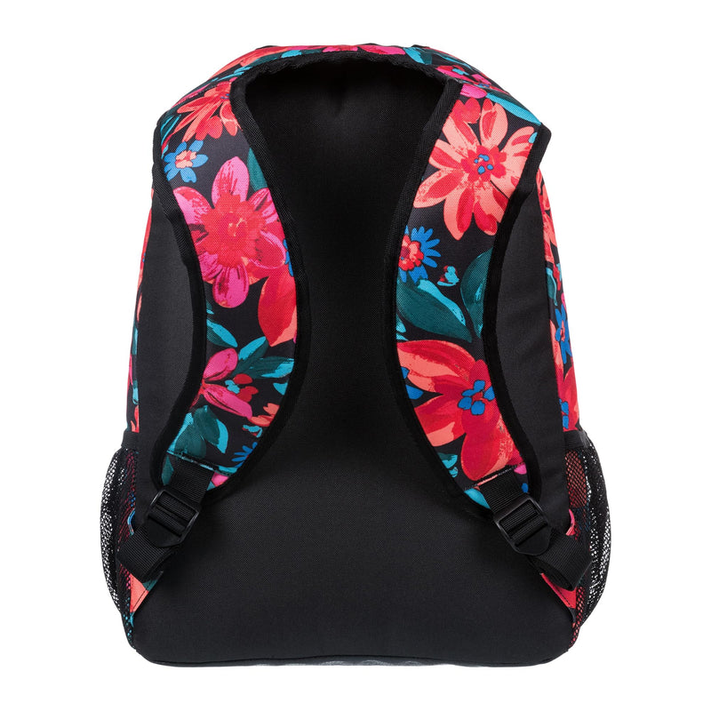 Roxy Women's Shadow Swell Backpack | Travel | Everyday Carry | Work | Gym | 21L | Recycled Polyester, Anthracite Floral Fiesta