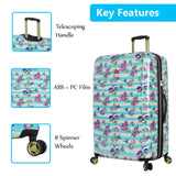 Betsey Johnson S. F. Hummingbird 30" Expandable Hardside Checked Spinner Luggage