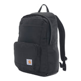 Carhartt 23L Single-Compartment Backpack, Durable Pack with Laptop Sleeve and Duravax Abrasion Resistant Base, Black, One Size