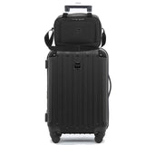 Travelers Club Midtown Hardside 4-Piece Luggage Travel Set, Black
