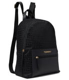 Tommy Hilfiger Alexis II Smalldome Backpack Square Monogram Jacquard Black Tonal One Size