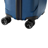 Eagle Creek Tarmac 4-Wheel 26" Luggage - Durable Rolling Suitcase for Secure Storage - Smooth Spinning Wheels - Telescoping Handle - Locking Zippers - Front Quick-Access Pocket - Blue Jay