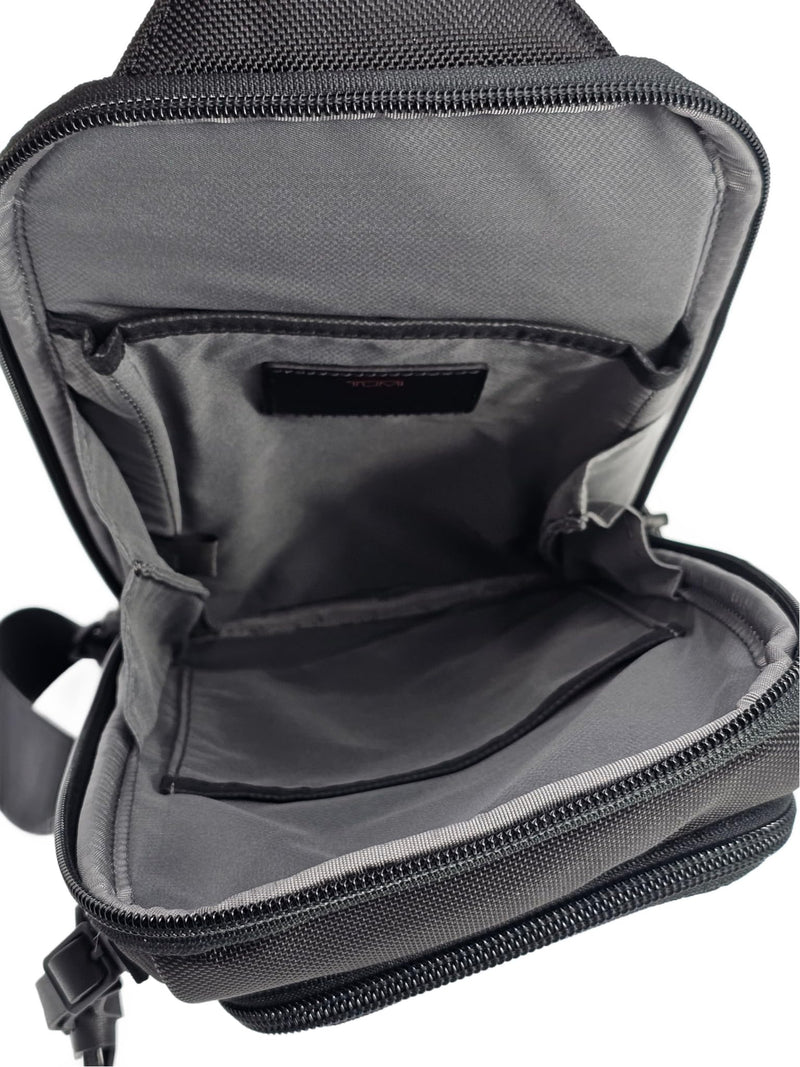 TUMI Compact Sling Bag With Adjustable Strap (Black)