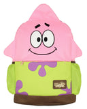 INTIMO SpongeBob SquarePants Patrick Star School Travel Backpack With Faux Leather Bottom 16"