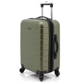 Wrangler Smart Spinner Hardside Luggage, 3 Piece Set, Olive Green