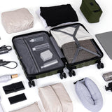 Eeeza Luggage Sets 5 Piece, Suitcases with Wheels, ABS Hard Case Luggage with TSA Lock Spinner Wheels, Carry On Luggage Set(5 Piece Sets (20"/24"/28"/DB/TB))