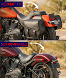 Nomad Universal Motorcycle Saddlebags – Large Quick-Easy Throw Over Bags for Cruiser, Chopper, Touring – Heavy Duty saddle bags, Waterproof, Secure Lock, Durable Storage Side Bags for Bikers