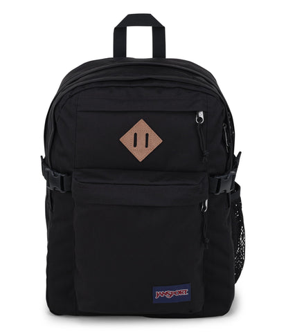 JanSport Main Campus Backpack - Travel or Work backpack w 15-Inch Laptop Sleeve and Dual Water Bottle Pockets, Black
