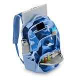High Sierra Swoop SG Backpack, Travel or Work Laptop Bookbag with Drop Protection Pocket, and Tablet Sleeve, One Size, Blue Marble Swirl