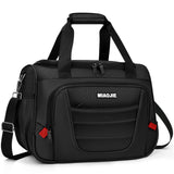 Underseat Carry On luggage Bag Airplanes Personal Item Bags Weekender Overnight Travel Tote Bag Shoulder Small Softside Carry on Luggage Travel Duffel Bags For Men Women -16 IN Black