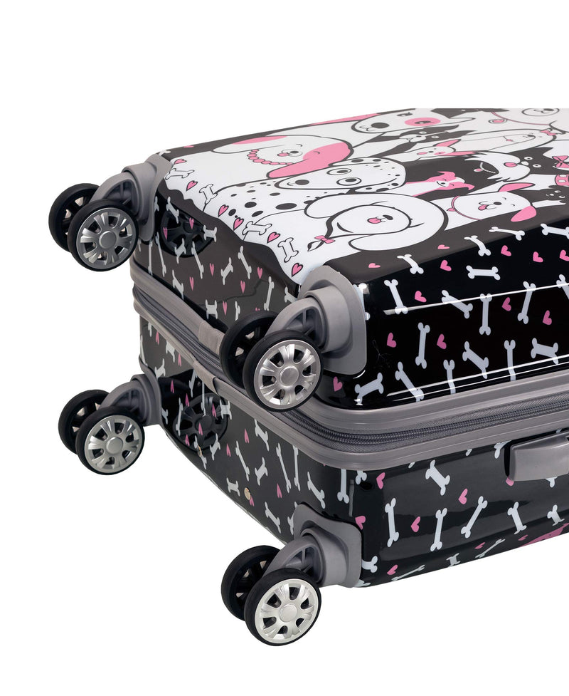 Rockland Vision Hardside Spinner Wheel Luggage, Assorted/Multicolor, Carry-On 20"