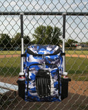 FOKDUVB Baseball Softball Gear Bag Backpack for Boys Girls Ages 8-12 12-14 Large Kids Youth Bat Bag with Ventilated Shoe Compartment Baseball Softball Players Stuff Supplies (Blue, Camouflage)