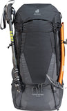 Deuter Futura Air Trek 50 + 10L Hiking Backpack - Black-Graphite