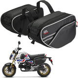 KEMIMOTO Motorcycle Saddlebags Bag Expandable 24-30L (15Lx2) Compatible with Mini Bike Sport Bike Dual Sport Dirt Bike Ninja500 400 Grom 2026 2025 2024 2023 2022 Navi Z125 Motorcycle Side Bags