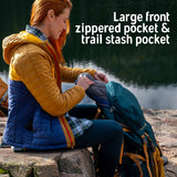 Kelty Nena 60L Women’s Backpack – Hiking and Backpacking Pack with Adjustable Fit Pro Suspension, Women’s Specific Fit, Thru-Hiking Pack, 2024 (Deep Teal)