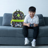 Trail maker Boys 6 in 1 School Backpack Set with Lunch Box, Pencil Case, Water Bottle, Keychain Attached (Ready Player)