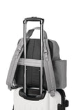 Skip Hop Diaper Bag Backpack with Portable Changing Pad Adjustable Pocket for 30 oz. Tumblers 9 Total Pockets Insulated Packing Cubes Luggage Sleeve & Stroller Straps Fits a 14” Laptop Forma Next Grey