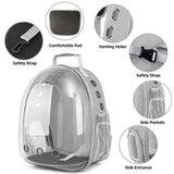 Pet Backpack Carrier,Bubble Backpack Cat Carrier,Pets and Small Dogs,Space Capsule Pet Carrier for Traveling, Walking, Hiking and Outdoor Activities (Gray)