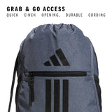 adidas Alliance Sackpack – Drawstring Backpack for Sports, Small Gym Bag